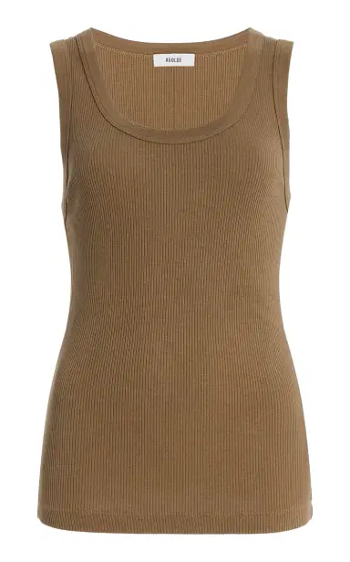 Agolde Poppy Cotton-Blend Tank Top | Thumbnail 5 Agolde Poppy Cotton-Blend Tank Top | Thumbnail 5