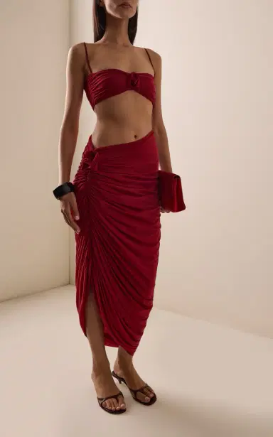 Maygel Coronel Exclusive Medusa Jersey Skirt Set | Thumbnail 2 Maygel Coronel Exclusive Medusa Jersey Skirt Set | Thumbnail 2