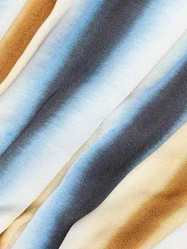 A.L.C. Women's Brooklyn Striped Satin Crop Top - Tahoe Blue Milk Chocolate - Size 14 | Thumbnail 7 A.L.C. Women's Brooklyn Striped Satin Crop Top - Tahoe Blue Milk Chocolate - Size 14 | Thumbnail 7