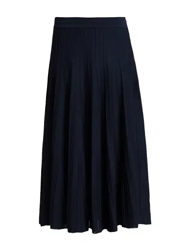 SIMKHAI Women's Margoux Knit Midi-Skirt - Midnight | Thumbnail 1 SIMKHAI Women's Margoux Knit Midi-Skirt - Midnight | Thumbnail 1