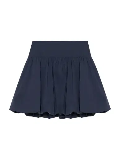 SIMKHAI Women's Pippa Cotton-Blend Miniskirt - Midnight | Thumbnail 1 SIMKHAI Women's Pippa Cotton-Blend Miniskirt - Midnight | Thumbnail 1