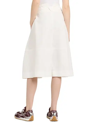 Bottega Veneta Women's Belted Cotton Toile Wide-Leg Culottes | Thumbnail 5 Bottega Veneta Women's Belted Cotton Toile Wide-Leg Culottes | Thumbnail 5