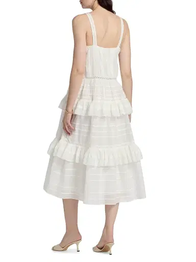Ramy Brook Women's Daria Embroidered Voile Midi-Dress | Thumbnail 5 Ramy Brook Women's Daria Embroidered Voile Midi-Dress | Thumbnail 5