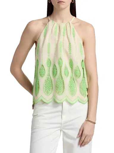 Ramy Brook Women's Selina Embroidered Top | Thumbnail 3 Ramy Brook Women's Selina Embroidered Top | Thumbnail 3