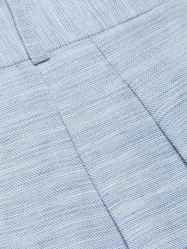Ramy Brook Women's Winifred Textured Linen-Blend Shorts - Bazaar Blue Linen - Size 12 | Thumbnail 7 Ramy Brook Women's Winifred Textured Linen-Blend Shorts - Bazaar Blue Linen - Size 12 | Thumbnail 7