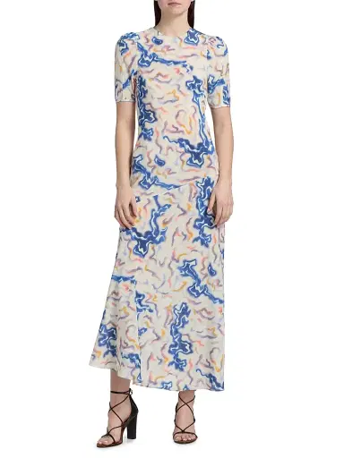 Ulla Johnson Women's Samar Silk Maxi Dress - Prism | Thumbnail 3 Ulla Johnson Women's Samar Silk Maxi Dress - Prism | Thumbnail 3
