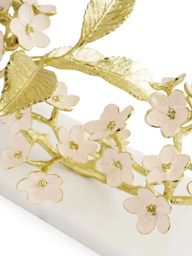 Michael Aram Cherry Blossom Brass, Enamel & Marble Decorative Object | Thumbnail 5 Michael Aram Cherry Blossom Brass, Enamel & Marble Decorative Object | Thumbnail 5