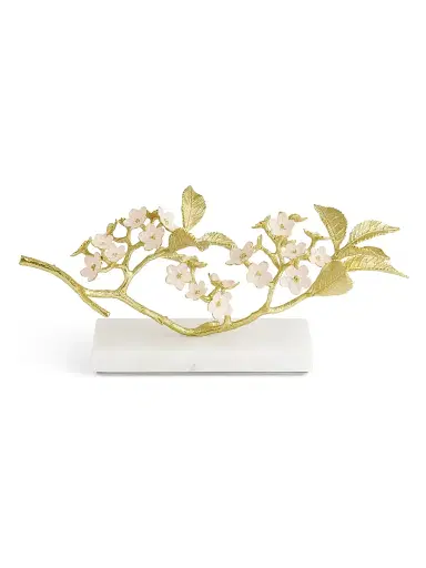 Michael Aram Cherry Blossom Brass, Enamel & Marble Decorative Object | Thumbnail 1 Michael Aram Cherry Blossom Brass, Enamel & Marble Decorative Object | Thumbnail 1