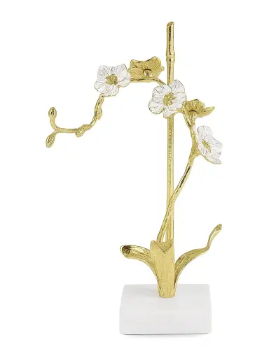 Michael Aram Orchid Brass & Marble Decorative Object | Thumbnail 1 Michael Aram Orchid Brass & Marble Decorative Object | Thumbnail 1