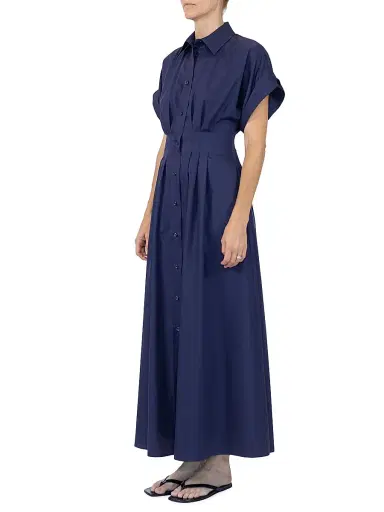 Callas Milano Women's Corsica Sleeveless Shirtdress - Deep Sea | Thumbnail 3 Callas Milano Women's Corsica Sleeveless Shirtdress - Deep Sea | Thumbnail 3