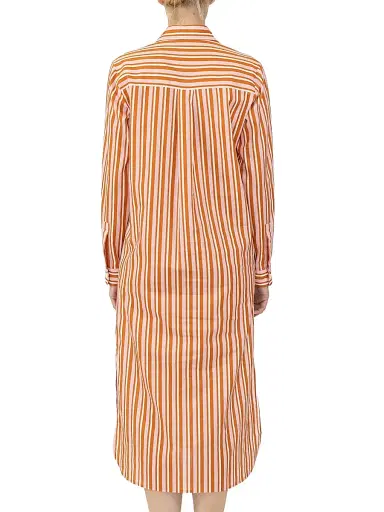 CALLAS MILANO Women's Elissa Long Shirtdress - Pink Brown - Size 8 | Thumbnail 4 CALLAS MILANO Women's Elissa Long Shirtdress - Pink Brown - Size 8 | Thumbnail 4