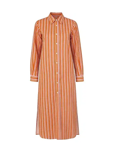 CALLAS MILANO Women's Elissa Long Shirtdress - Pink Brown - Size 8 | Thumbnail 1 CALLAS MILANO Women's Elissa Long Shirtdress - Pink Brown - Size 8 | Thumbnail 1