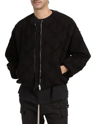 EZR Men's Crisscross Cotton Crop Jacket - Black | Thumbnail 3 EZR Men's Crisscross Cotton Crop Jacket - Black | Thumbnail 3