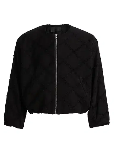 EZR Men's Crisscross Cotton Crop Jacket - Black | Thumbnail 1 EZR Men's Crisscross Cotton Crop Jacket - Black | Thumbnail 1