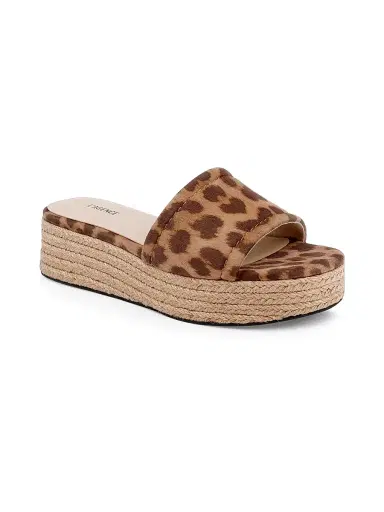 L'AGENCE Women's Ramani 50MM Leopard-Print Suede Espadrille Sandals - Leopard | Thumbnail 2 L'AGENCE Women's Ramani 50MM Leopard-Print Suede Espadrille Sandals - Leopard | Thumbnail 2