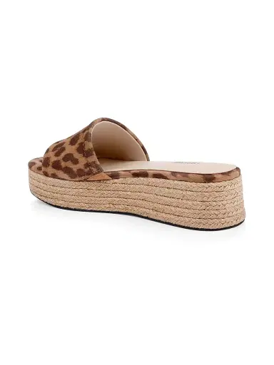 L'AGENCE Women's Ramani 50MM Leopard-Print Suede Espadrille Sandals - Leopard | Thumbnail 3 L'AGENCE Women's Ramani 50MM Leopard-Print Suede Espadrille Sandals - Leopard | Thumbnail 3
