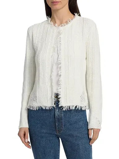 Kobi Halperin Women's Marlee Distressed Textured Knit Sweater - | Thumbnail 3 Kobi Halperin Women's Marlee Distressed Textured Knit Sweater - | Thumbnail 3