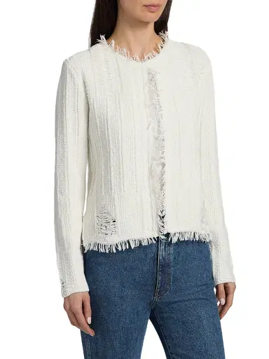 Kobi Halperin Women's Marlee Distressed Textured Knit Sweater - | Thumbnail 4 Kobi Halperin Women's Marlee Distressed Textured Knit Sweater - | Thumbnail 4