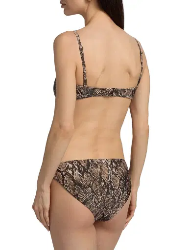 Kobi Halperin Women's Arianna Snake-Print Bikini Top - Natural Multi | Thumbnail 4 Kobi Halperin Women's Arianna Snake-Print Bikini Top - Natural Multi | Thumbnail 4
