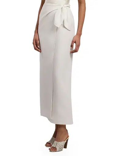Ralph Lauren Collection Women's Trina Linen Maxi Skirt - Cream | Thumbnail 4 Ralph Lauren Collection Women's Trina Linen Maxi Skirt - Cream | Thumbnail 4