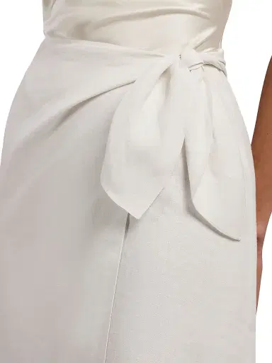 Ralph Lauren Collection Women's Trina Linen Maxi Skirt - Cream | Thumbnail 6 Ralph Lauren Collection Women's Trina Linen Maxi Skirt - Cream | Thumbnail 6