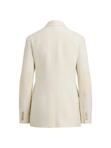Ralph Lauren Collection Women's Preston II Herringbone Tweed Jacket - Cream | Thumbnail 2 Ralph Lauren Collection Women's Preston II Herringbone Tweed Jacket - Cream | Thumbnail 2