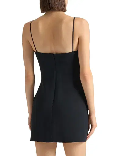 Givenchy Women's Cutaway Mini Dress in Crepe Cady - Black - Size 8 | Thumbnail 3 Givenchy Women's Cutaway Mini Dress in Crepe Cady - Black - Size 8 | Thumbnail 3