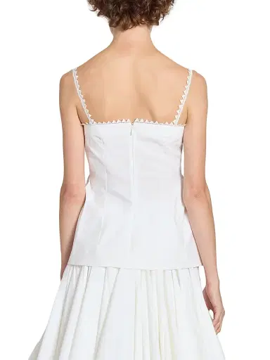Jacquemus Women's Le Haut Traversin Cotton Peplum Top - White | Thumbnail 5 Jacquemus Women's Le Haut Traversin Cotton Peplum Top - White | Thumbnail 5