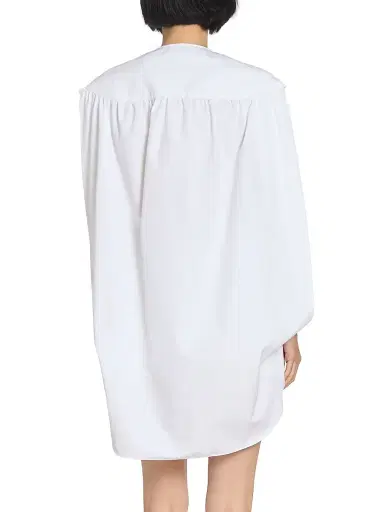 Jacquemus Women's Berlingot Cotton Shift Mini-Shirtdress - White | Thumbnail 5 Jacquemus Women's Berlingot Cotton Shift Mini-Shirtdress - White | Thumbnail 5