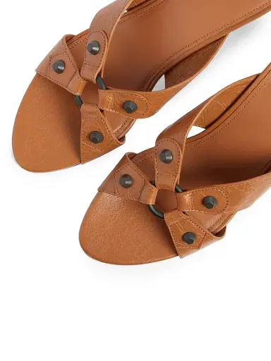Balenciaga Women's City Sandals - Camel | Thumbnail 4 Balenciaga Women's City Sandals - Camel | Thumbnail 4