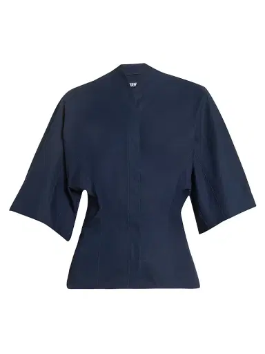 Jacquemus Women's La Moisson Cotton-Poplin Shirt - Dark Navy | Thumbnail 1 Jacquemus Women's La Moisson Cotton-Poplin Shirt - Dark Navy | Thumbnail 1