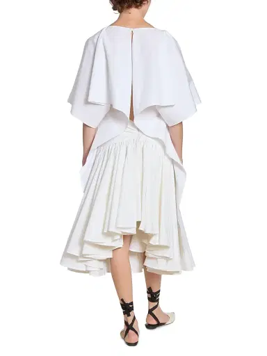 Jacquemus Women's La Moisson Cotton Poplin Tunic - White | Thumbnail 5 Jacquemus Women's La Moisson Cotton Poplin Tunic - White | Thumbnail 5