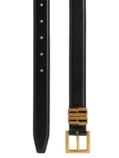 Balenciaga Women's BB Editor Belt - Black - Size 34 | Thumbnail 3 Balenciaga Women's BB Editor Belt - Black - Size 34 | Thumbnail 3
