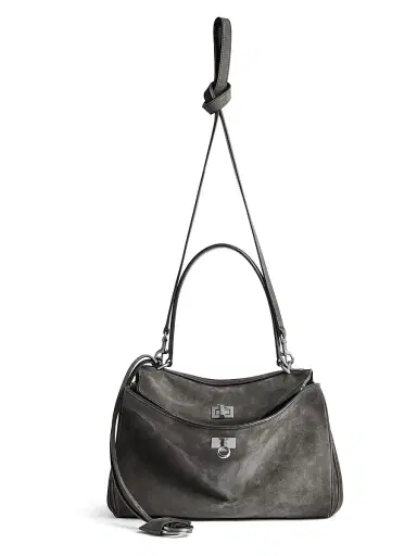 Balenciaga Women's Rodeo Handbag Small Top Handle Bag - Storm Grey | Thumbnail 4 Balenciaga Women's Rodeo Handbag Small Top Handle Bag - Storm Grey | Thumbnail 4