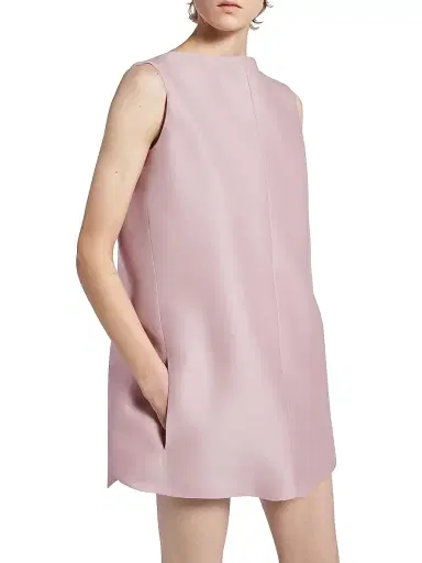 Balenciaga Women's Mini Sack Dress - Dusty Pink - Size 6 | Thumbnail 2 Balenciaga Women's Mini Sack Dress - Dusty Pink - Size 6 | Thumbnail 2