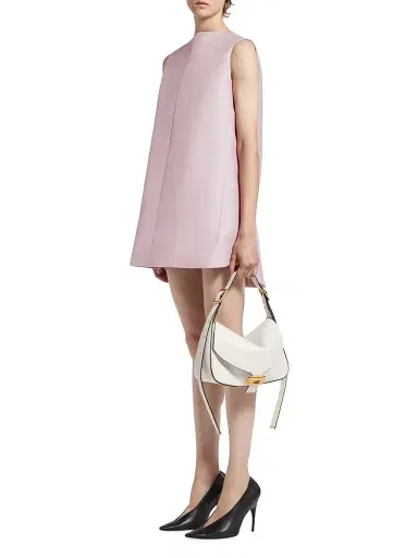 Balenciaga Women's Mini Sack Dress - Dusty Pink - Size 6 | Thumbnail 6 Balenciaga Women's Mini Sack Dress - Dusty Pink - Size 6 | Thumbnail 6