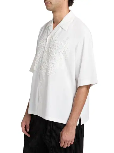 Homme Plissé Issey Miyake Men's Embroidery Press Shirt | Thumbnail 4 Homme Plissé Issey Miyake Men's Embroidery Press Shirt | Thumbnail 4
