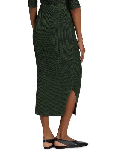 Issey Miyake Women's Rhombus Pleats Midi-Skirt - Dark Green | Thumbnail 5 Issey Miyake Women's Rhombus Pleats Midi-Skirt - Dark Green | Thumbnail 5