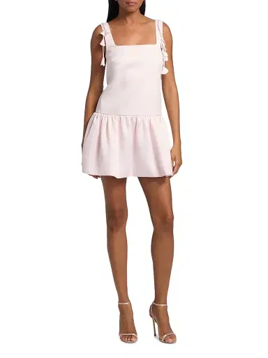 Self-Portrait Women's Flower Taffeta A-Line Minidress | Thumbnail 2 Self-Portrait Women's Flower Taffeta A-Line Minidress | Thumbnail 2