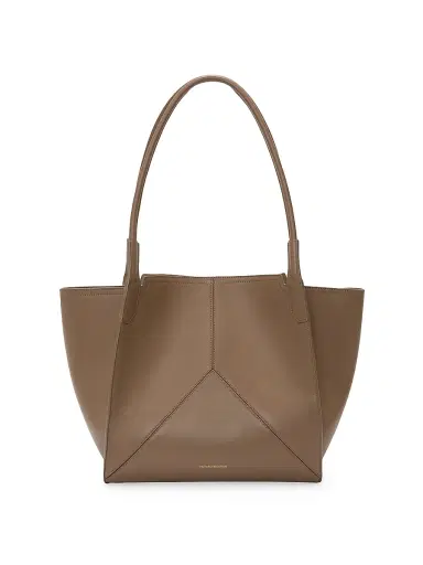 Victoria Beckham Women's Victoria Leather Tote Bag - Dove Grey | Thumbnail 1 Victoria Beckham Women's Victoria Leather Tote Bag - Dove Grey | Thumbnail 1