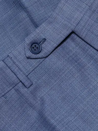 Canali Men's Siena Denim-Effect Trousers - Blue | Thumbnail 7 Canali Men's Siena Denim-Effect Trousers - Blue | Thumbnail 7