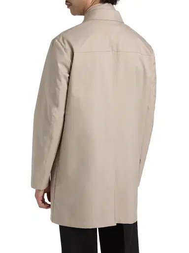 Canali Men's Silk-Touch Raincoat - Tan | Thumbnail 5 Canali Men's Silk-Touch Raincoat - Tan | Thumbnail 5