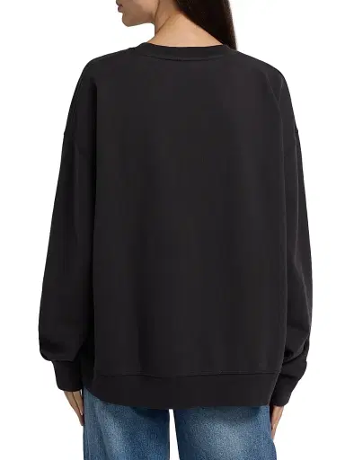 Ganni Women's Isoli Daisy Cotton Jersey Crewneck Sweatshirt | Thumbnail 5 Ganni Women's Isoli Daisy Cotton Jersey Crewneck Sweatshirt | Thumbnail 5