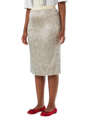 Marina Rinaldi Women's Sequinned Tulle Skirt - Silver - Size XXL | Thumbnail 3 Marina Rinaldi Women's Sequinned Tulle Skirt - Silver - Size XXL | Thumbnail 3