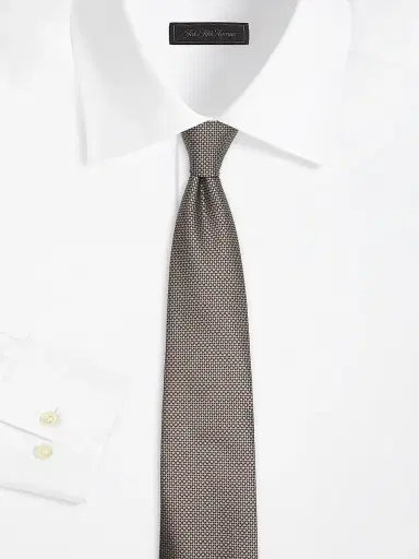 Isaia Men's Geometric Silk Tie | Thumbnail 2 Isaia Men's Geometric Silk Tie | Thumbnail 2