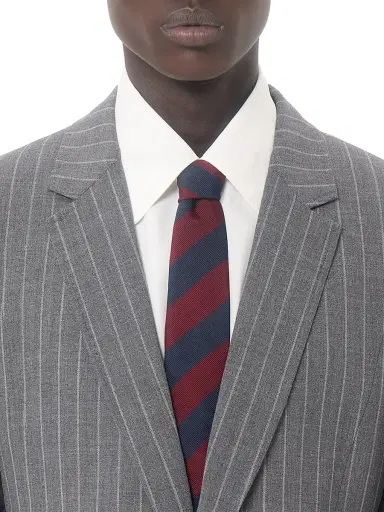 Valentino Garavani Men's Single-Breasted Jacket in Pinstripe Wool - Grey - Size 36 | Thumbnail 6 Valentino Garavani Men's Single-Breasted Jacket in Pinstripe Wool - Grey - Size 36 | Thumbnail 6