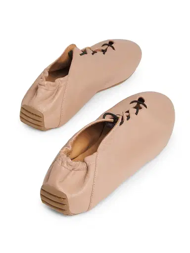 Odissì Women's Milly Leather Sneakers - Light Pastel Pink - Size 10 | Thumbnail 3 Odissì Women's Milly Leather Sneakers - Light Pastel Pink - Size 10 | Thumbnail 3