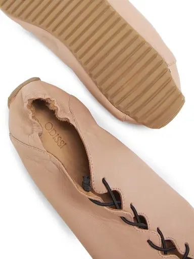 Odissì Women's Milly Leather Sneakers - Light Pastel Pink - Size 10 | Thumbnail 5 Odissì Women's Milly Leather Sneakers - Light Pastel Pink - Size 10 | Thumbnail 5
