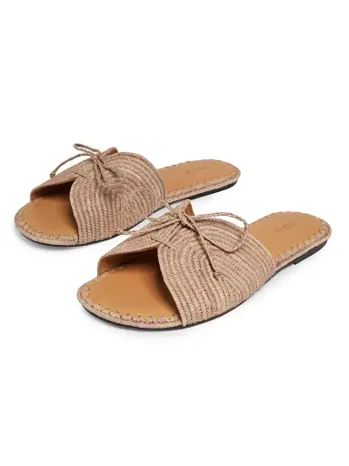 Odissì Women's Lipa Bow-Detailed Woven Sandals - Rosa - Size 10 | Thumbnail 2 Odissì Women's Lipa Bow-Detailed Woven Sandals - Rosa - Size 10 | Thumbnail 2