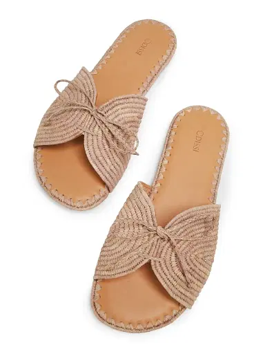 Odissì Women's Lipa Bow-Detailed Woven Sandals - Rosa - Size 10 | Thumbnail 4 Odissì Women's Lipa Bow-Detailed Woven Sandals - Rosa - Size 10 | Thumbnail 4
